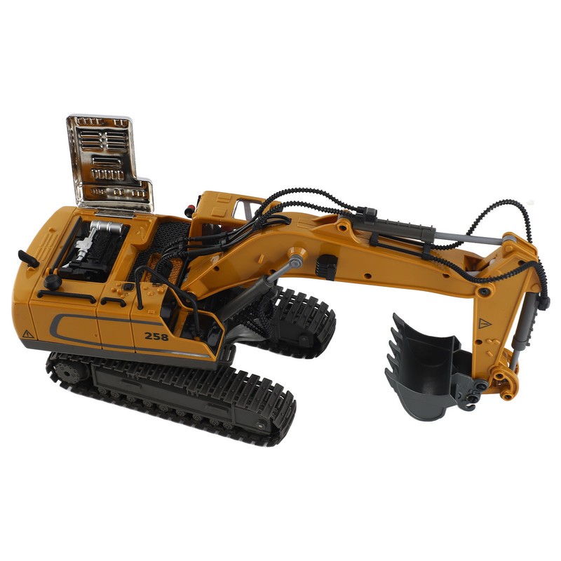 1:20 Scale Remote Control Excavator Construction Tractor Light Music 11