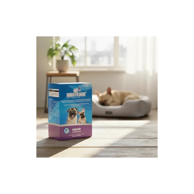 Holland Gi Restore Probioticos, Con Glutamina Perro 120gr