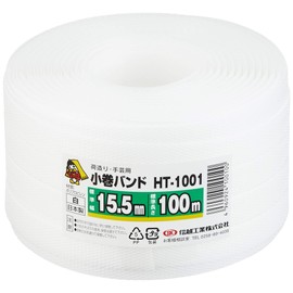 信越工業 Packing String 小巻 Band, 15.5 mm X 100 m , White