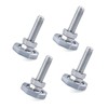 LEYURISE 4 Pack Washing Machine Leveling Legs Galvanized Rust Resistant
