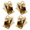 Pack of 4 V-Groove Rope Rollers for Washing Line, Pulley