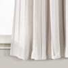 Lush Decor Linen Button Window Curtain Panel, Single, 40" W