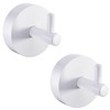 QNIIAED 2 Pack Towel Hooks for Bathrooms,Stainless Steel Door Hook