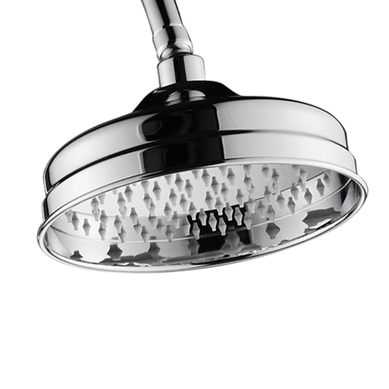 MagiDeal Rain Shower Head Round Replacement Accessory Sturdy Vintage 8