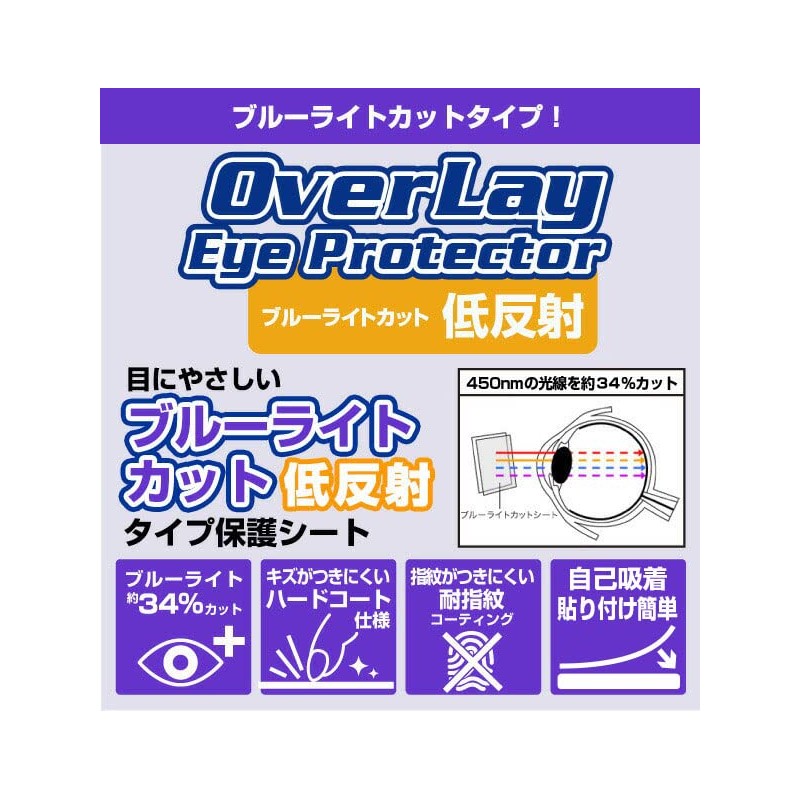 Miyavix Protective Film, Blue Light Reduction, Low Reflection, Eye Friendly,