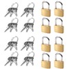 duisoad 8 Pieces Small Suitcase Locks Backpack Lock Small Padlock