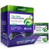 Pureskin Eyelid Wipes with Tea Tree Oil - No-Rinse Eye