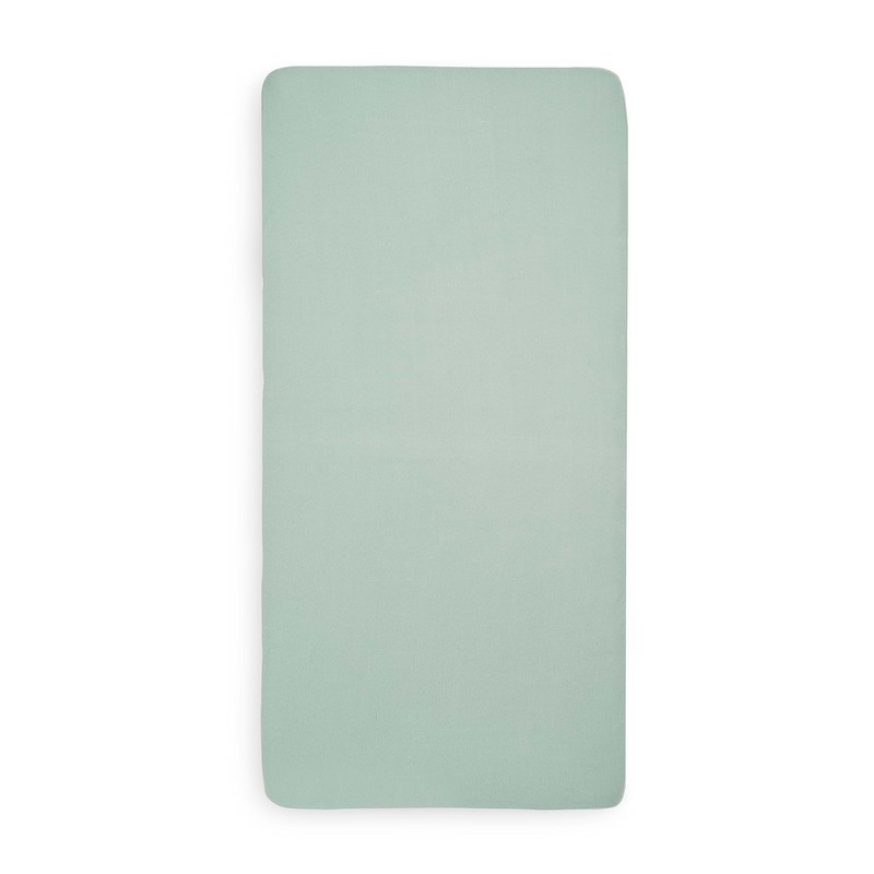 Jollein Jersey Fitted Sheet 60 x 120 cm Ash Green