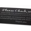 Copay Check In Sign | Office & Counter Signs |