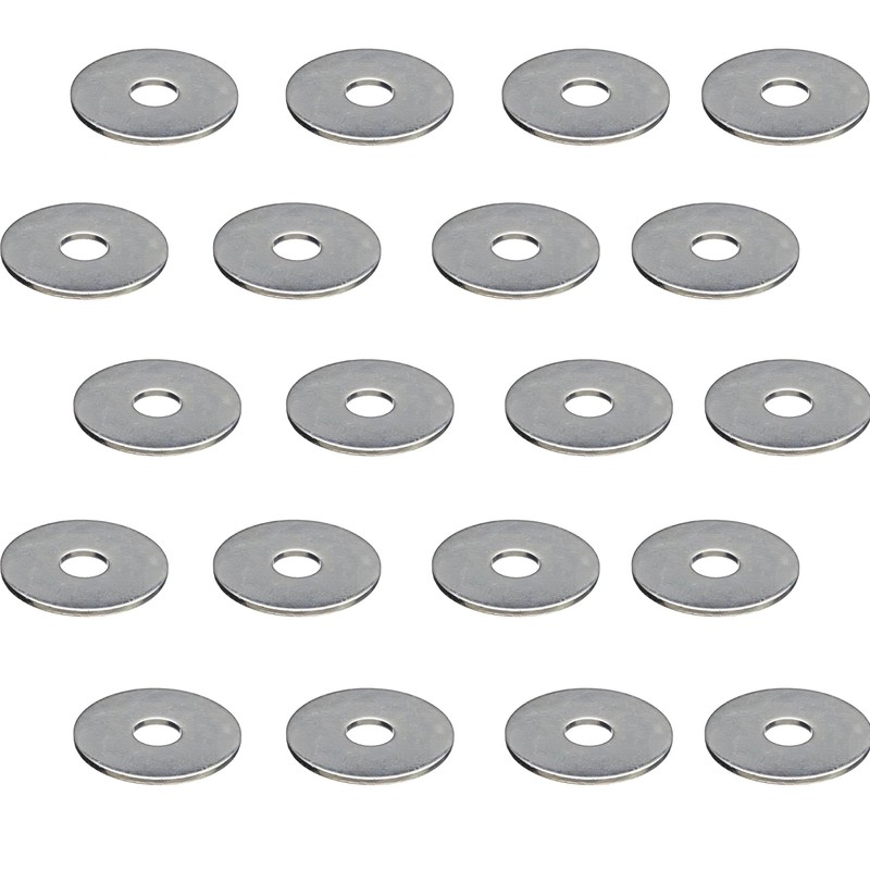 M5 x 20mm Penny Repair Flat Washers Mudguard A2 Stainless