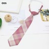 Plus Nao School Necktie, One-touch Necktie, Girls Students, Boys, Checkered