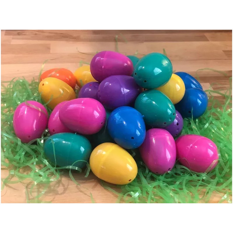 ReedyRiverCreations Pre-filled Easter Eggs Egghunt, candy-filled eggs Starbursts and Skittles