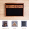 Vamslove Shut The Box Dice Game Wooden Board Table Math
