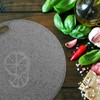 Healvian Chopping Boards Round Chopping Board Plastic Marble Look 31