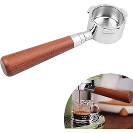 VIA CREMA Bottomless Portafilter 51 mm Bottomless Naked Portafilter Coffee Machines Barista Accessory