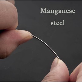 MJMP 8" Professional Upholstery Large Eye Long Needle Easy to Thread,Used for Furniture Weaving Leather Hand Sewing. (8")