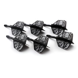 CUESOUL 6 Pieces ROST Integrated Dart Shaft and Flights,with exclusive pattern design