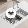 Sink Hole Cover, Stainless Steel Sink Cover, 6cm Silver Tap