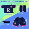18 Inch Doll Clothes and Accessories Girl 13 PCS Team