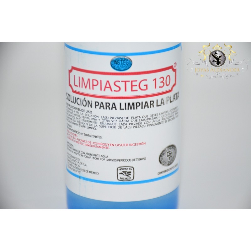 Limpiasteg 130 Sterling Silver Gold Liquid Tarnish Remover Cleaner Solution