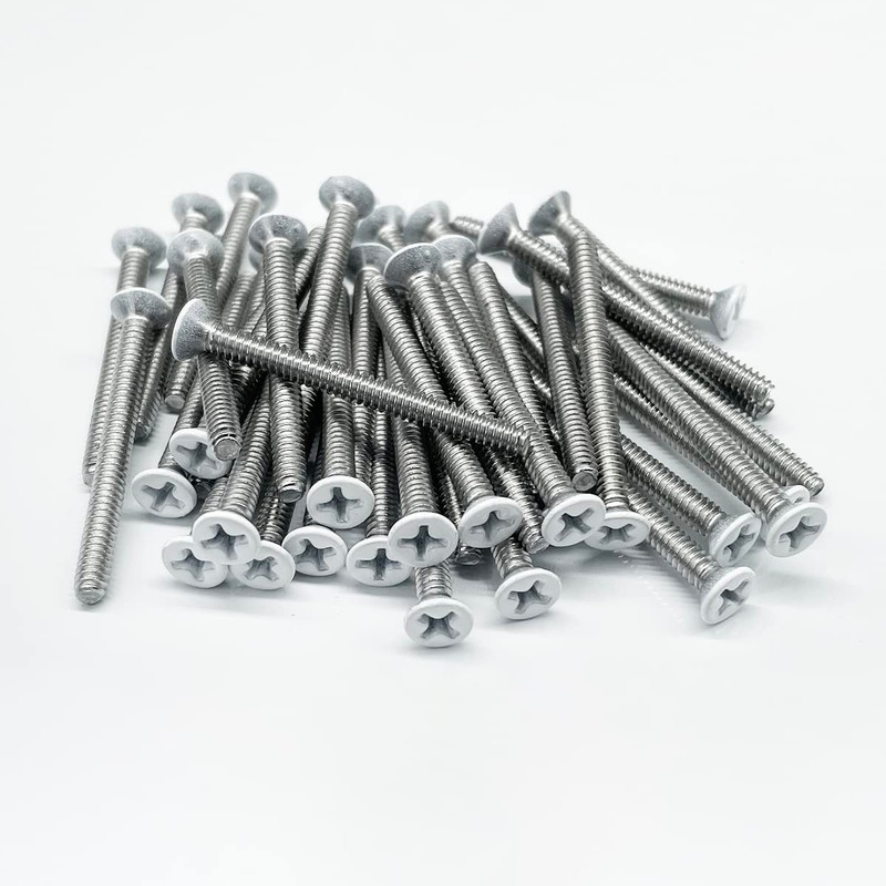Adiyer Extra Long Outlet Screws 40pcs 6-32 x 1-1/2 Inch