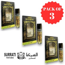 Surrati Perfumes (3X) Oud Bouquet Concentrated Fragrance Oil Roll On 6mL by Surrati Perfumes