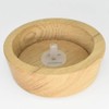 Canopy Distribution Box Oak Wood with Accessories Diameter 85 x
