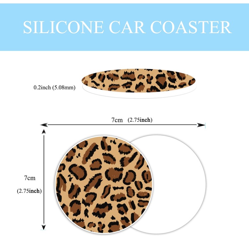 Leopard Steering Wheel Cover Anti-Slip and Practical 14.5-15 Inch Universal