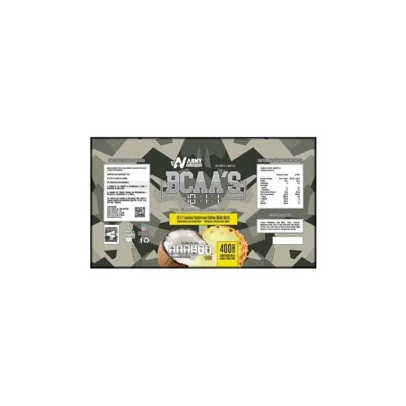Aminoácidos Bcaas Carga Extra Leucina Ratio 1011 40 Serv. Sabor