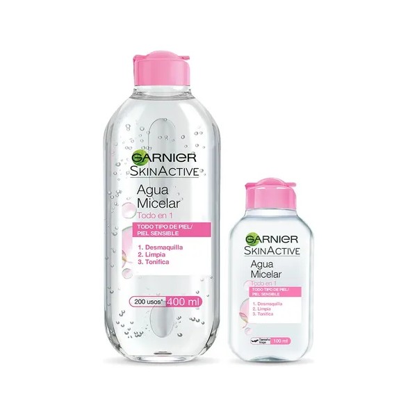 Kit Garnier Skin Active Agua Micelar Todo En 1 400ml