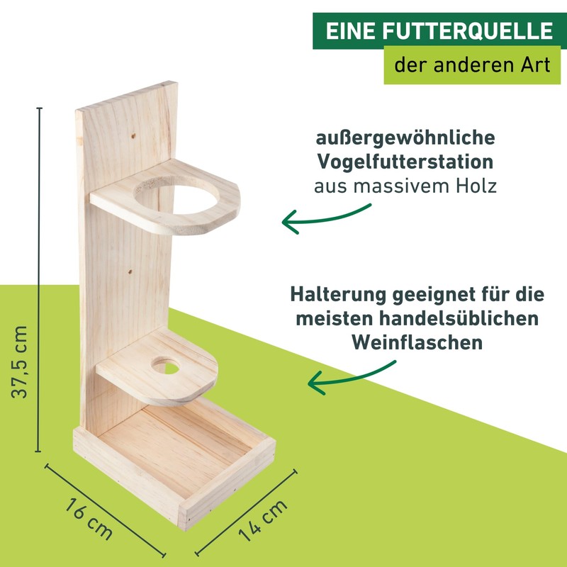 Windhager Vino 07945 Bird Feeder for Birds, Bird Feeder for