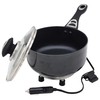 Roadpro RPSP225NS 12-Volt Portable Saucepan with Non-Stick Surface,Black