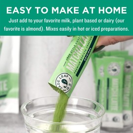 Jade Leaf Organic Matcha Latte Mix - Cafe Style Sweetened Blend - Sweet Matcha Green Tea Powder - 100ct Single Serve Stick Packs