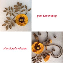 golo Crochet Thread Size 30 Yarn for Hand Kniting Light Pink Yarn