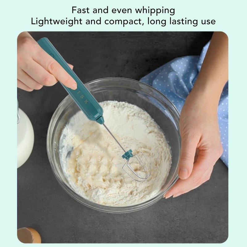 USB Household Stainless Steel Electric Mixer Handheld Small Mixer Wireless