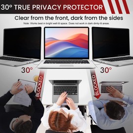 LAMA Privacy Filter for 14 Inch Laptop, Privacy Film, Removable Privacy Film, Privacy Filter, Privacy Filter, Eye Protection, Anti-UV/Anti Blue Light (16:10)