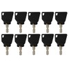 10 Pack Ignition Keys for JCB Volvo Mini Excavator, Loader