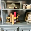 Fox Run Horse Decorative Bookend Set, 100% Iron, 4.5" x