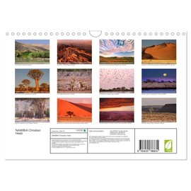NAMIBIA Christian Heeb (Wandkalender 2025 DIN A4 quer), CALVENDO Monatskalender [Calendar] Christian Heeb