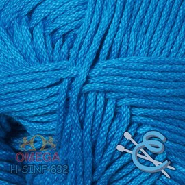 Hilaza Sinfonía, Marca Omega, Madeja con 100g de 212m - Turquesa