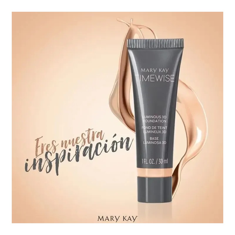 Base Mate Mary Kay Maquillaje Líquido Timewise 3d Piel Grasa