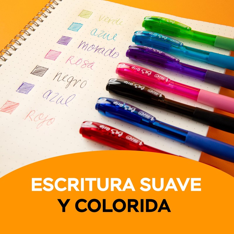 BIC Bolígrafo BU3 Medium Point 1.00 mm Retráctil Clip de
