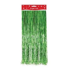 The Home Fusion Company Christmas Xmas Decoration Angel Hair Tinsel Lametta White Red Silver Gold