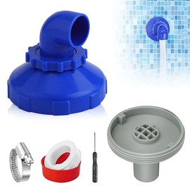 Riisoyu Pool Inlet Nozzle 360° Rotatable, Diameter 32 Pool Outlet Nozzle Rotatable Pool Nozzle Set Inlet Nozzle Pool Intex Pool Nozzle Outlet Outlet Accessories for Intex Bestway Pool Nozzle Outlet