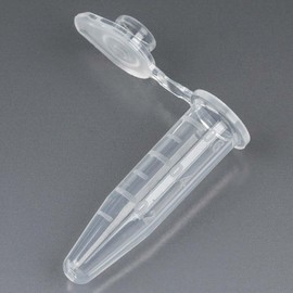 Globe Scientific 0.5 ml Microcentrifuge Tube with Snap Cap, 111554, Polypropylene, Graduated, Rnase/Dnase and Pryogen Free Certified, Natural, 500/Stand Up Zip Lock Bag
