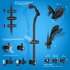 Egretshower Handheld Showerhead & Rain Shower Combo for Easy Reach,