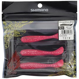 Shimano OW-432R Keimura Pink Lure Worm Thermal Sand Metal Drive Shad, 3.2 Inch, Flounder, Surf Saltwater
