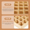 FOMIYES Closet Drawer Divider Wooden Storage Organizer with 20 Compartment
