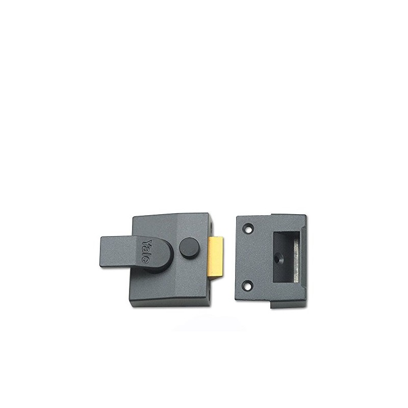 Yale 85 Narrow Double Locking Grey 40mm Boxed