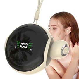 Semi in Ear Earbuds,Wireless Earbuds Headphones | HD Sound Portable Earphones with Noise Reduction for Family Colleagues Home Travel Sports